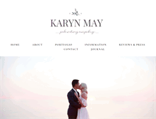 Tablet Screenshot of karynmay.com